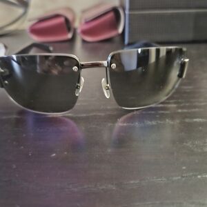 Gucci Black Rimless Sunglasses Vintage & Rare